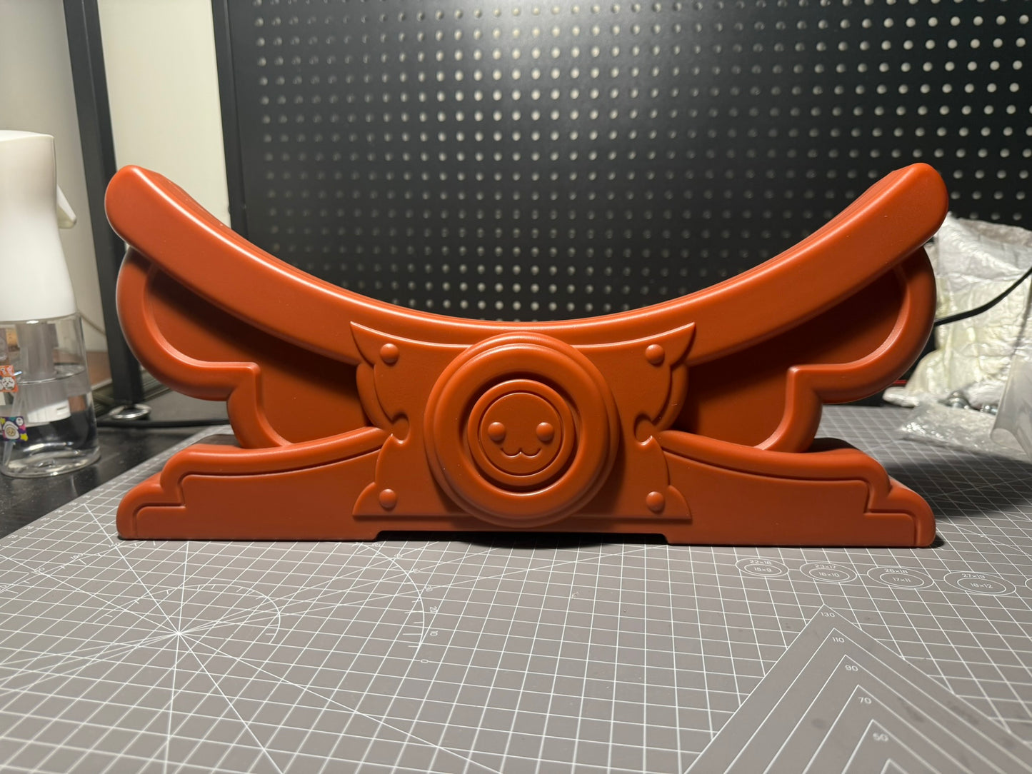 Arcade-Style Orange Decoration for Taiko Drum Body