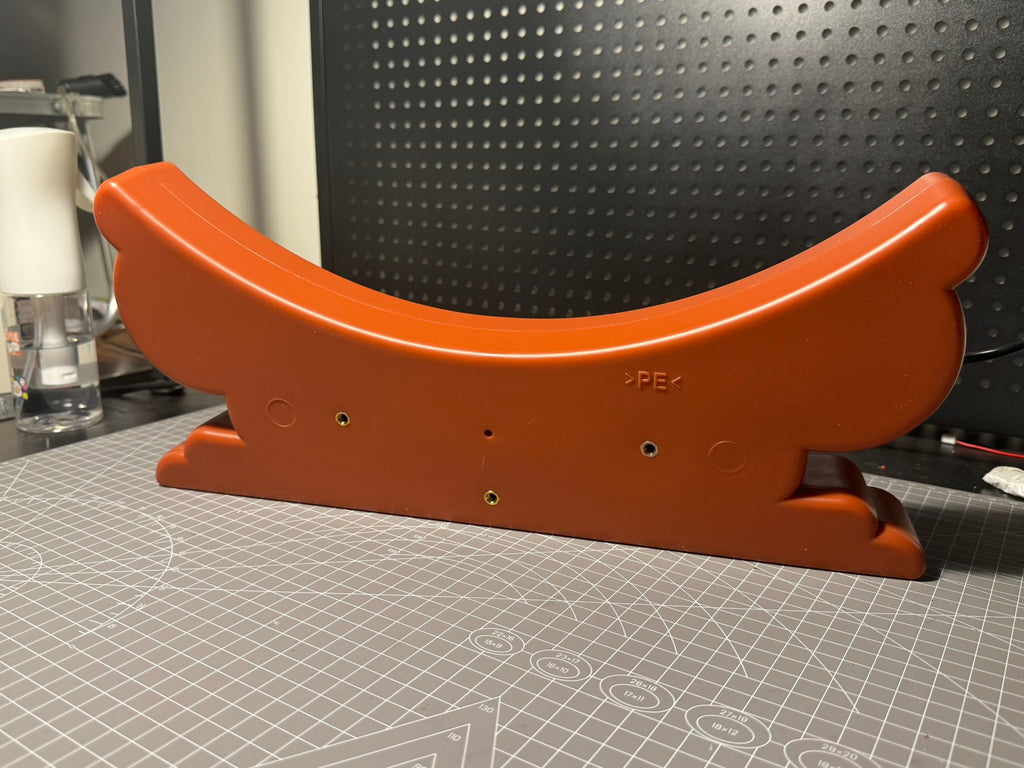 Arcade-Style Orange Decoration for Taiko Drum Body