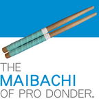 ZhongTaiko THE ONE maibachi — red beech taiko drumstick 35 cm