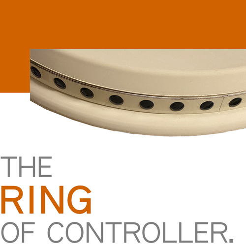 NAMCO iron ring for arcade-size taiko drum pad — replacement part