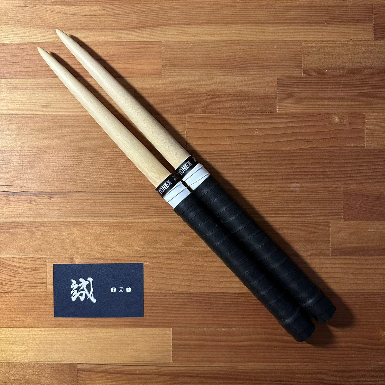 "誠 Makoto" Maibachi — Premium Hand-Finished Taiko Drumsticks (Hiba / Sonido / Hinoki) — photo 8