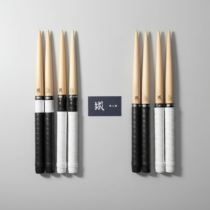 "誠 Makoto" Maibachi (Hand-Finished Taiko Drumsticks, Hiba / Hou / Hinoki)